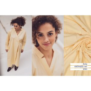 Fibre Mood Ola Stof voor Fibre Mood model ola kopen? Kies deze poplin paper touch met OEKO-TEX Standard 100 certificering.