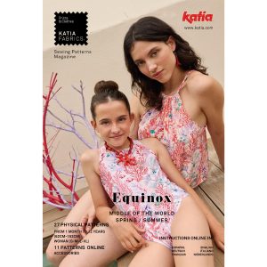 Ontdek Equinox, het nieuwe naaipatronenmagazine van Katia Fabrics voor het lente-zomer seizoen met 27 papieren patronen op ware grootte.