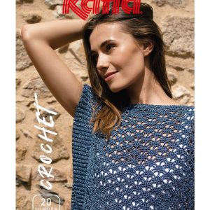 Doorbreek grenzen met het tijdschrift Katia Crochet 123 – een innovatieve collectie met 17 ontwerpen vol structuur en gewaagde kleurencombinaties.