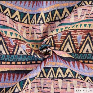 Luxe jacquard stof met een Ethnic Nepal patroon en rijke kleuren. Perfect voor jassen, tassen, kleding en woondecoratie. Ontdek deze stijlvolle stof nu!