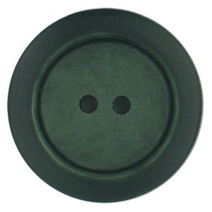 Groene polyester knoop met lichte glans en kleurverloop. Verkrijgbaar in 18, 22 en 25 mm. Duurzaam en perfect voor kleding en DIY.