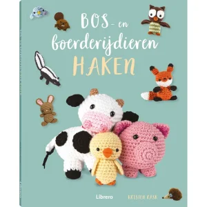 Met het boek Bos- en boerdijdieren haak je zelf deze 26 amigurumidieren voor jezelf of geef ze als bijzonder cadeautje aan vrienden en familie.