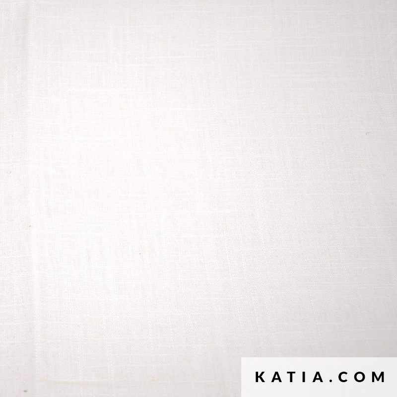 Deze linnen viscose stof van Katia kan gebruikt worden voor kleding, jurken, blouses, overhemden, rokken en meer...