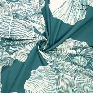 Stof voor Fibre Mood model Kaori kopen? Kies deze waterafstotende trenchstof Flower met OEKO-TEX Standard 100 certificering.