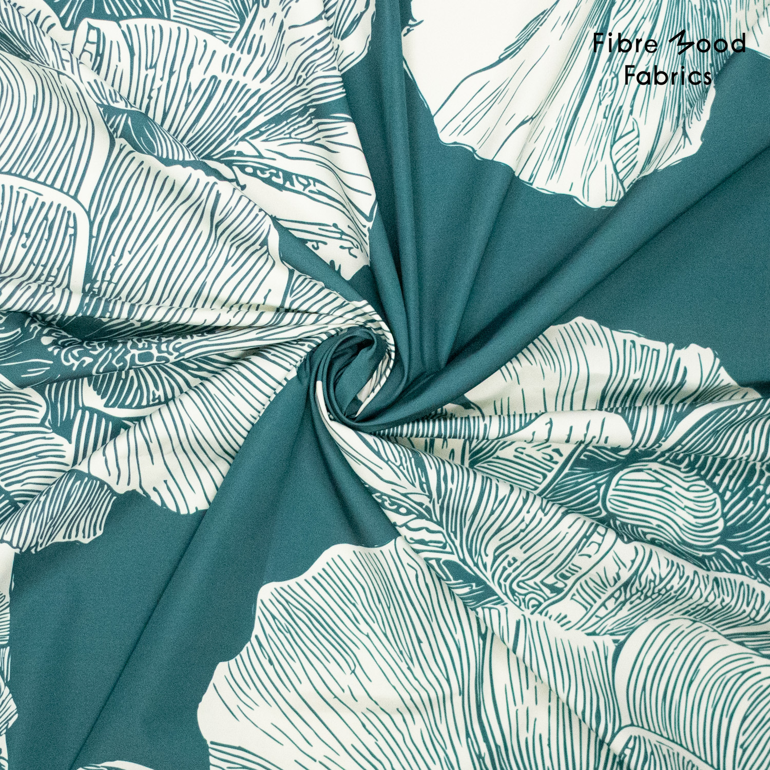 Stof voor Fibre Mood model Kaori kopen? Kies deze waterafstotende trenchstof Flower met OEKO-TEX Standard 100 certificering.