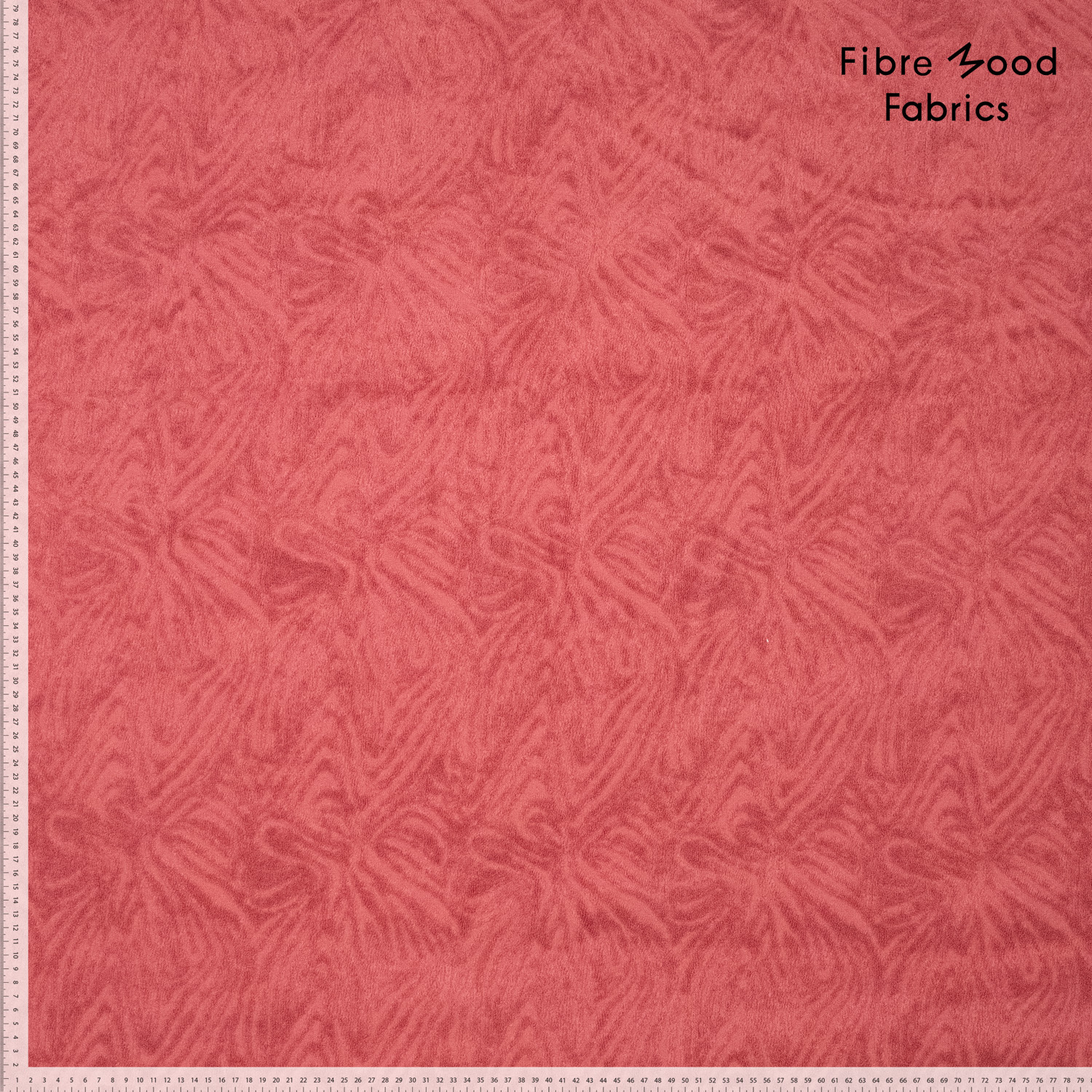 Stof voor Fibre Mood model Kaori kopen? Kies deze badstof met ingeweven patroon in de kleur terracotta met OEKO-TEX Standard 100 certificering.