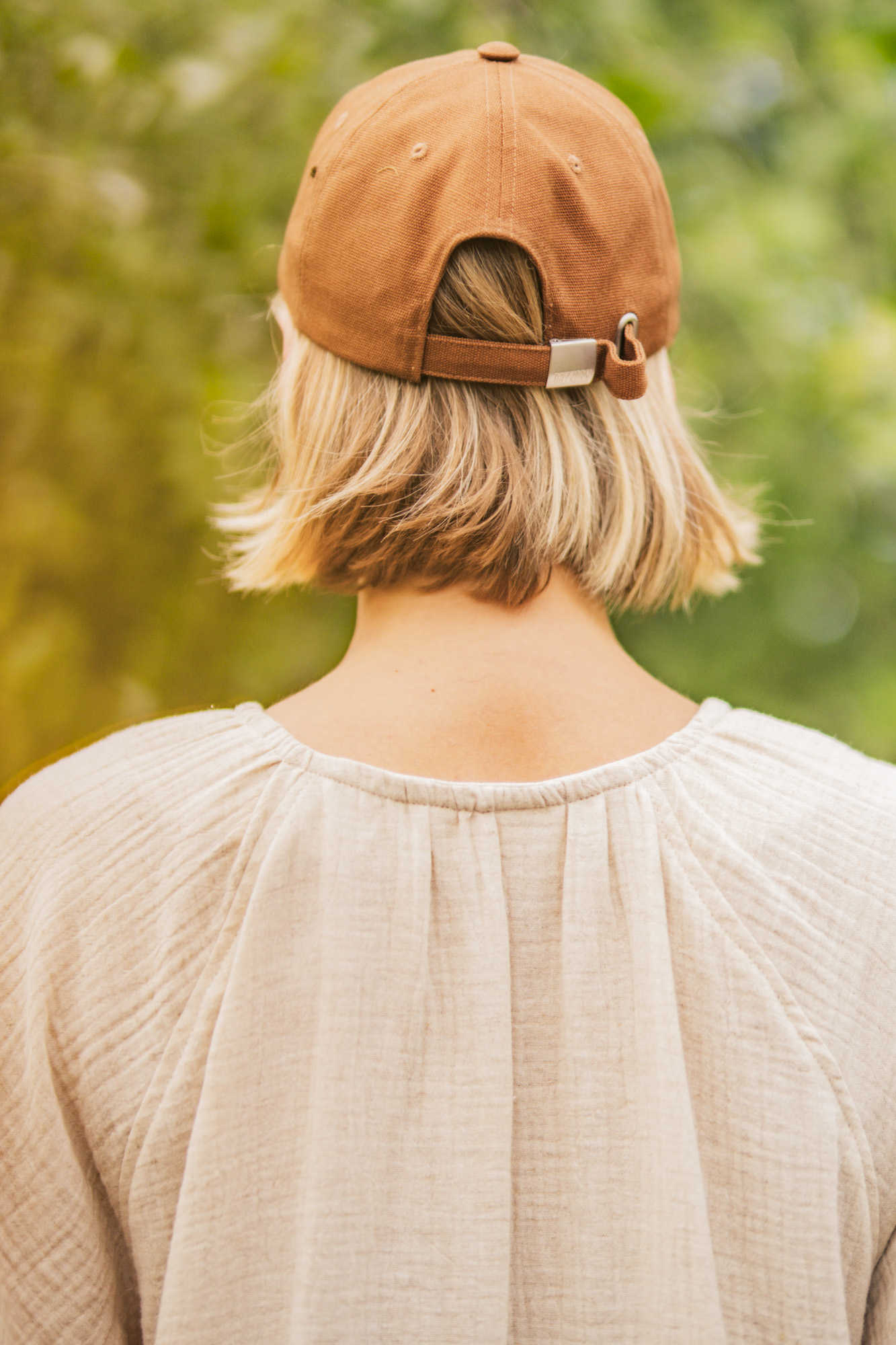 Stof voor Fibre Mood model Kaori kopen? Kies deze hydrofiele stof in de kleur licht beige met OEKO-TEX Standard 100 certificering.