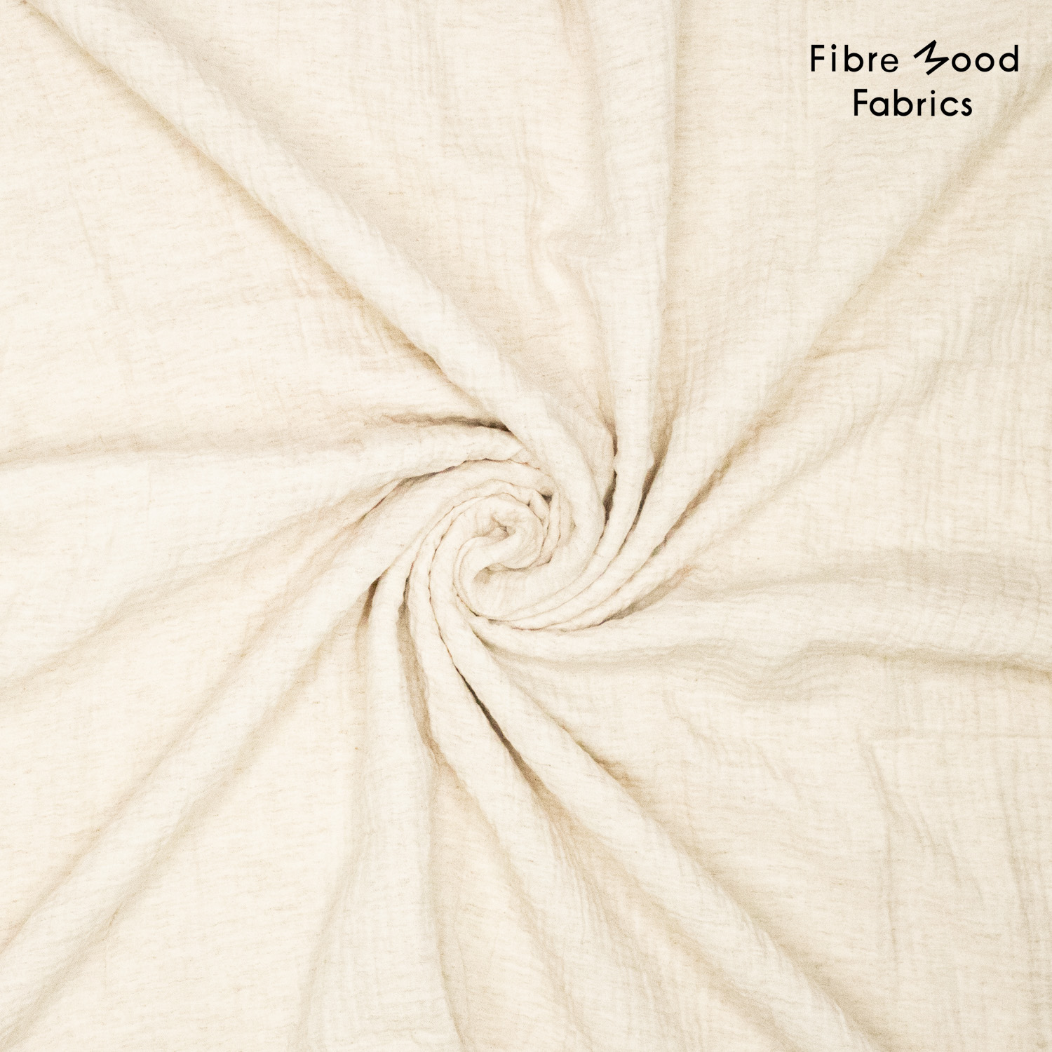 Stof voor Fibre Mood model Kaori kopen? Kies deze hydrofiele stof in de kleur licht beige met OEKO-TEX Standard 100 certificering.
