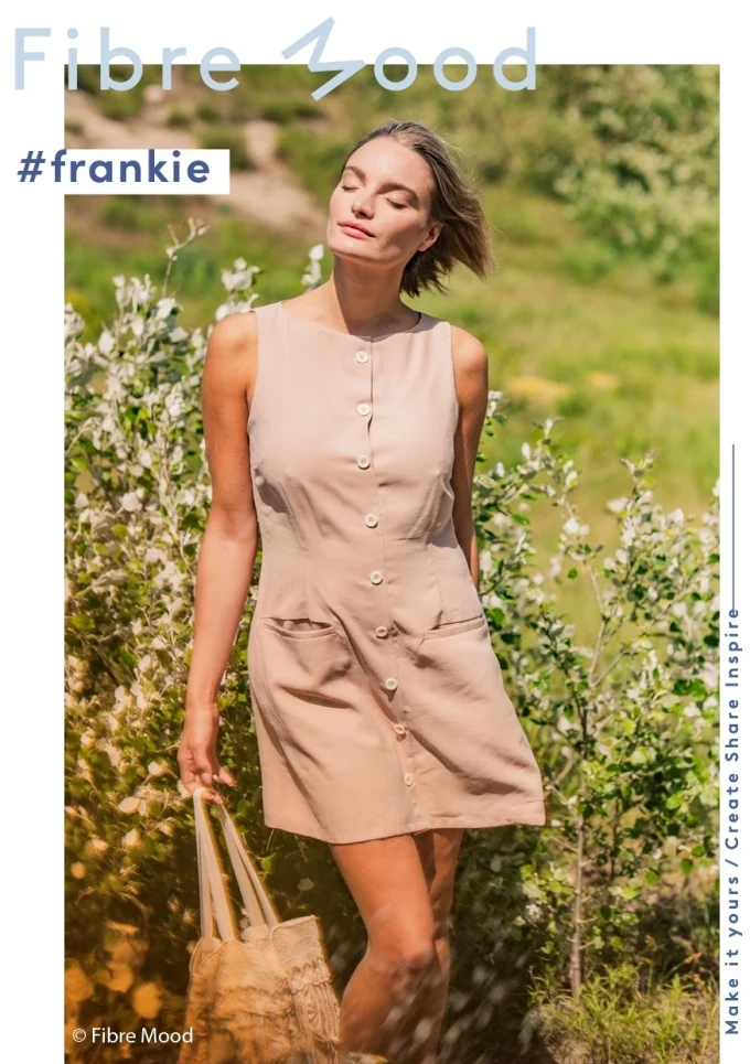 Ontdek Fibre Mood Frankie FM792419-341. Een soepel vallende geweven stof van viscose en polyester met Tencel™-finish. Ideaal voor jurken, blouses, rokken en broeken.