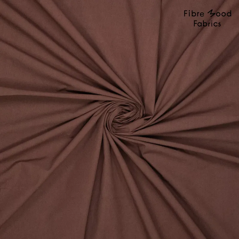 Deze stone washed poplin wordt gebruikt voor Fibre Mood model Kiri en is duurzaam gemaakt volgens de OEKO-TEX Standard 100.