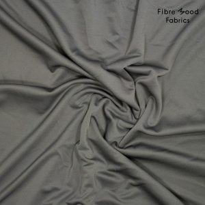 Deze modal joggingstof donkergrijs wordt gebruikt voor Fibre Mood model Umi en is duurzaam gemaakt volgens de OEKO-TEX Standard 100