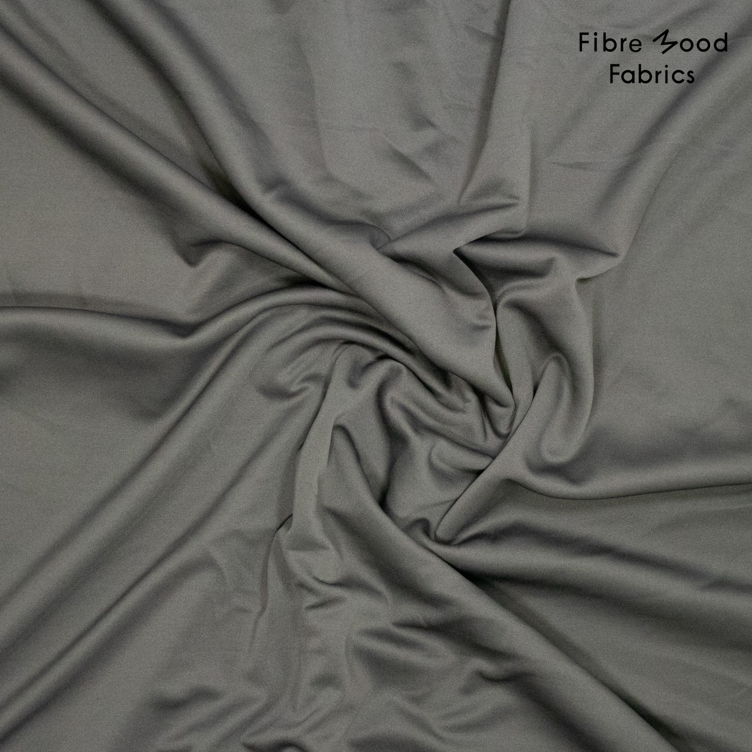 Deze modal joggingstof donkergrijs wordt gebruikt voor Fibre Mood model Umi en is duurzaam gemaakt volgens de OEKO-TEX Standard 100