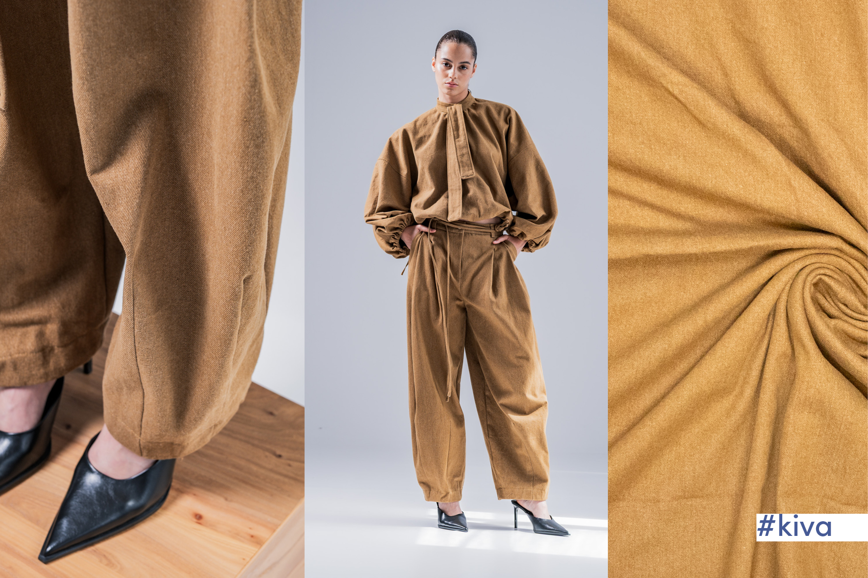 De Fibre Mood FM997097‑50 is een gewassen heavy denim met een stoere, vintage look. Perfect voor de Elva & Kiva modellen en ideaal voor broeken, jurken en jumpsuits. Verkrijgbaar bij sistersstoffen.nl.