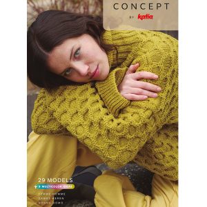 Ontdek Concept 20 met 40 stijlvolle brei- en haakpatronen. Tijdloze truien, jassen, cardigans en gilets met wol en natuurlijke vezels.