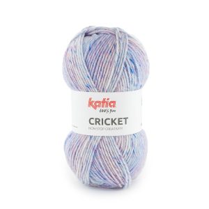 Het zachte, veelzijdige, 100% acryl met een uniek meerkleurig kleureffect is Katia Cricket het perfecte garen voor elk project.