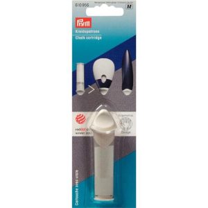 De krijtpatronen zijn geschikt als vervanging voor het Prym krijtwiel Muis, de Prym krijtwielstick en het Prym parallel volgwiel Multi.