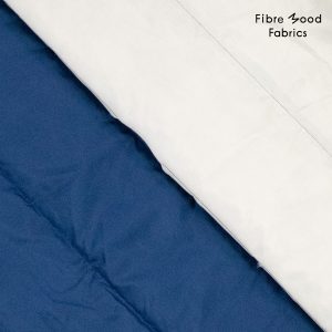 Deze woven polyester quilted waterproof stof wordt gebruikt voor Fibre Mood model Boaz en is duurzaam gemaakt volgens de OEKO-TEX Standard 100.