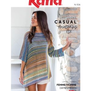 De zomer is het seizoen om met katoen te breien! In dit tijdschrift 54 nieuwe brei- en haakpatronen voor zowel dames- als herenkleding en voor woonaccessoires.